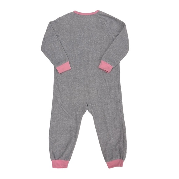 Carter’s | Puppy with Heart/3D Ears Fleece Onesie Zipper Grays Pink Size… - Picture 4 of 6